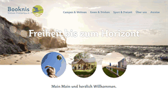 Desktop Screenshot of camping-booknis.de